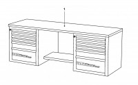 USAG 519 RD2 Type 1 Workbench Spare Parts
